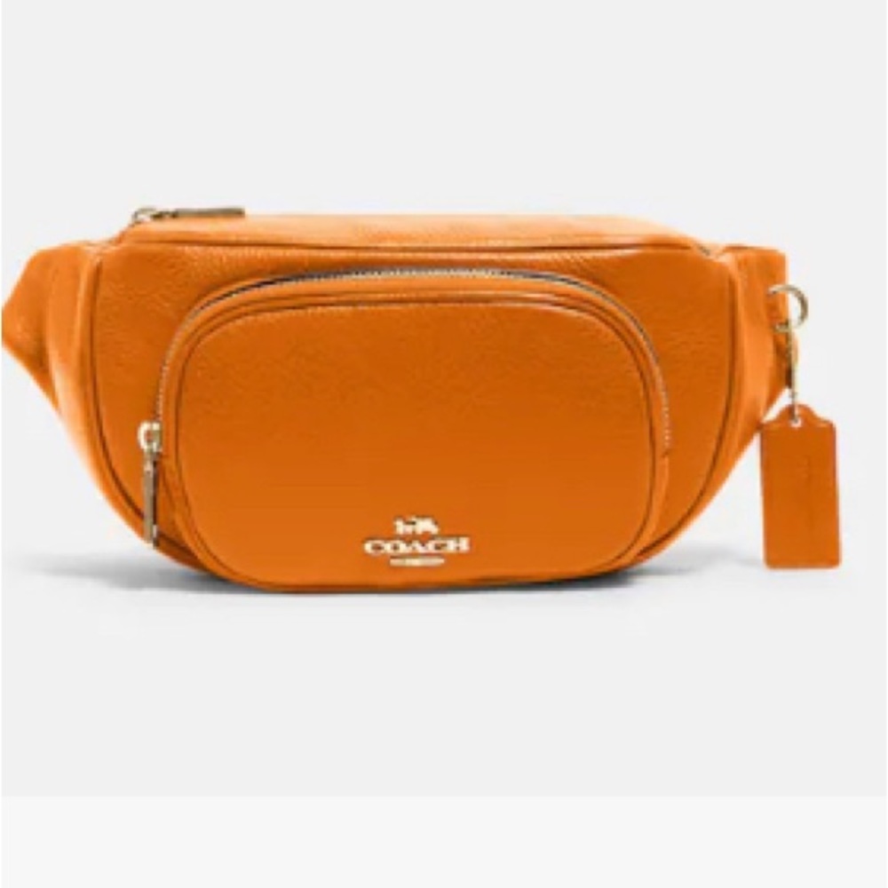 Coach leather belt bag